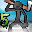 Anger of stick 5 : zombie APK icon